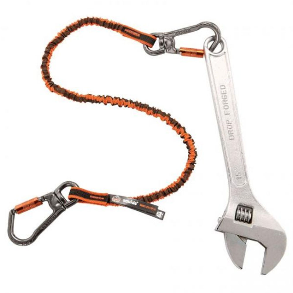 SQUIDS 3119 F(X) DOUBLE-LOCKING DUAL CARABINER TOOL LANYARD WITH SWIVEL - Image 2